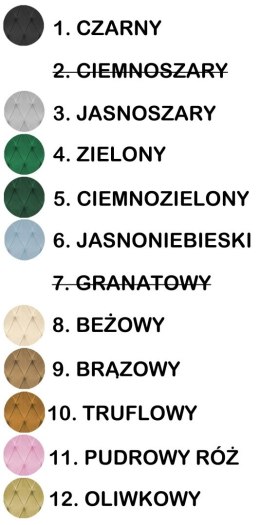 Krzesła tapicerowane BORGO VELVET ROSE GOLD zestaw 4 sztuk kolory do wyboru