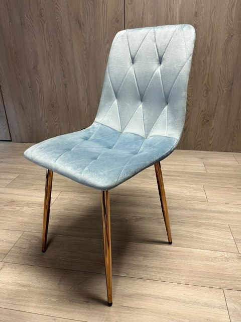 Krzesła tapicerowane BORGO VELVET ROSE GOLD zestaw 4 sztuk kolory do wyboru