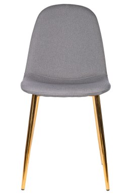 Krzesło GIULIA GREY FABRIC GOLD