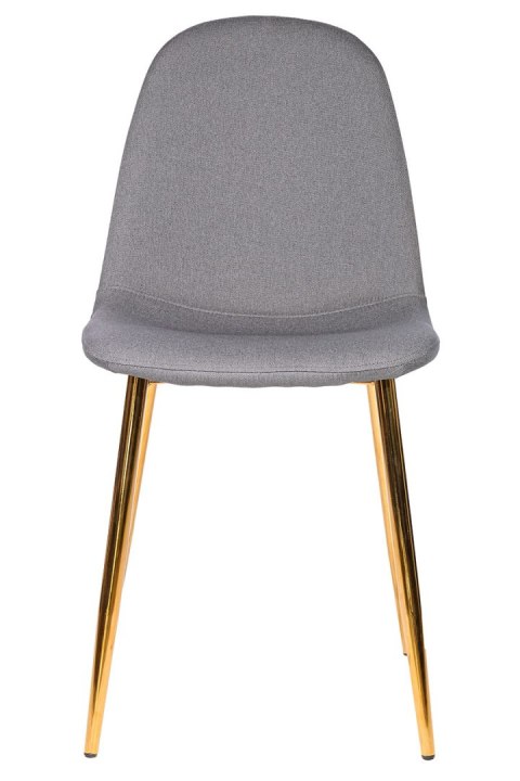 Krzesło GIULIA GREY FABRIC GOLD