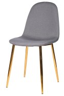 Krzesło GIULIA GREY FABRIC GOLD