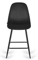 Krzesło barowe AVA BLACK VELVET hoker BAR