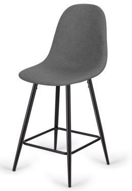 Krzesło barowe AVA GREY PU hoker BAR
