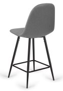 Krzesło barowe AVA GREY PU hoker BAR