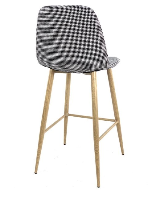Krzesło barowe AVOLA PEPITA FABRIC hoker