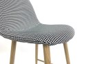 Krzesło barowe AVOLA PEPITA FABRIC hoker