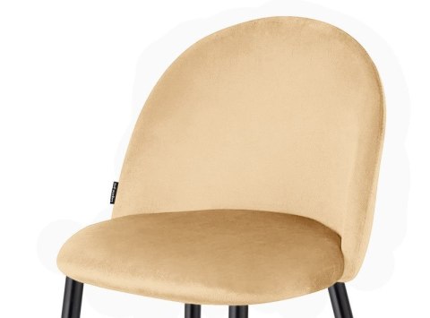 Krzesło barowe GLAM BAR VELVET NICE hoker
