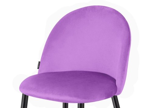 Krzesło barowe GLAM BAR VELVET NICE hoker