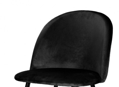 Krzesło barowe GLORIA SMILE VELVET NICE hoker BAR