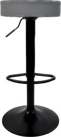 Krzesło barowe SMILE BAR GREY PU hoker II GATUNEK