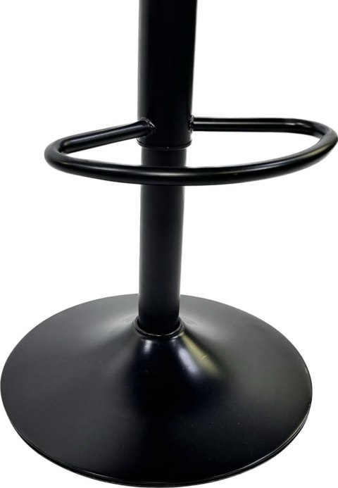 Krzesło barowe SMILE BAR GREY VELVET hoker