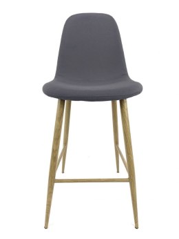 Krzesło barowe hoker AVOLA DARK GREY FABRIC