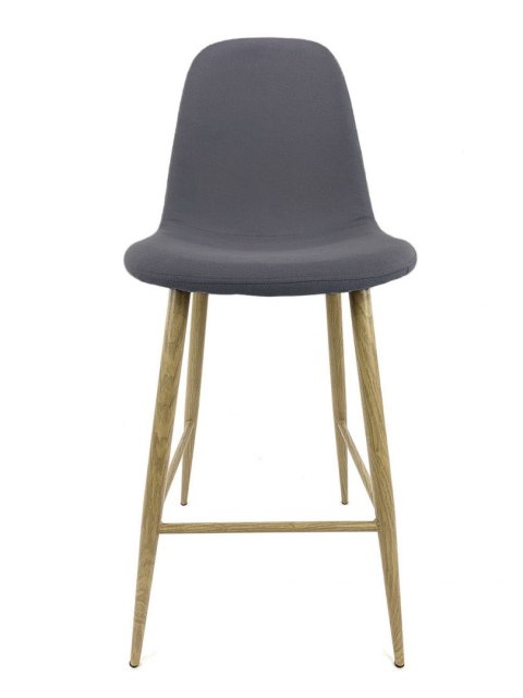 Krzesło barowe hoker AVOLA DARK GREY FABRIC
