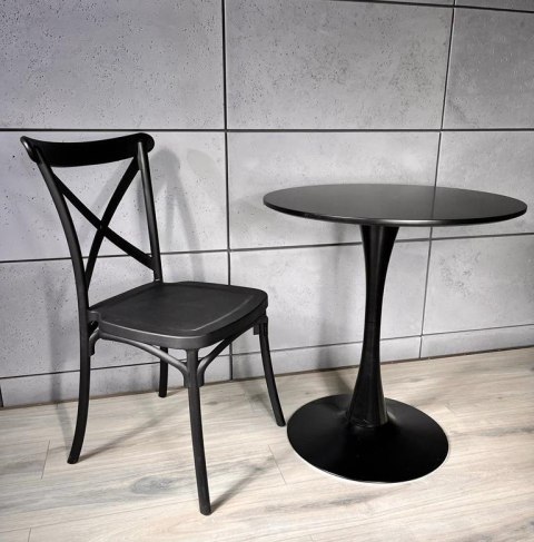 Krzesło klasyczne PIANO BLACK