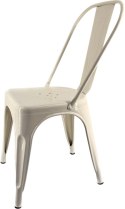 Krzesło metalowe loft CORSICA CREAM II GATUNEK