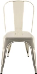 Krzesło metalowe loft CORSICA CREAM