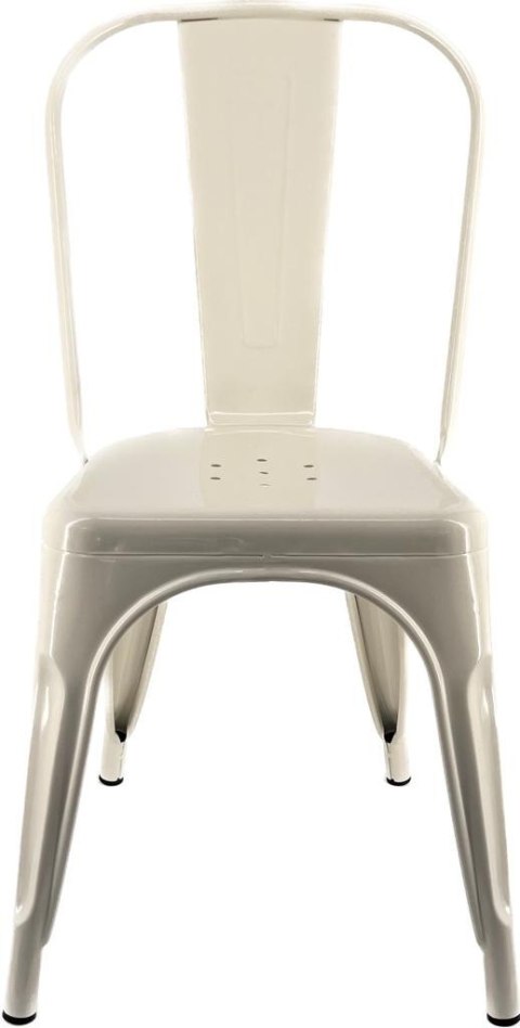 Krzesło metalowe loft CORSICA CREAM