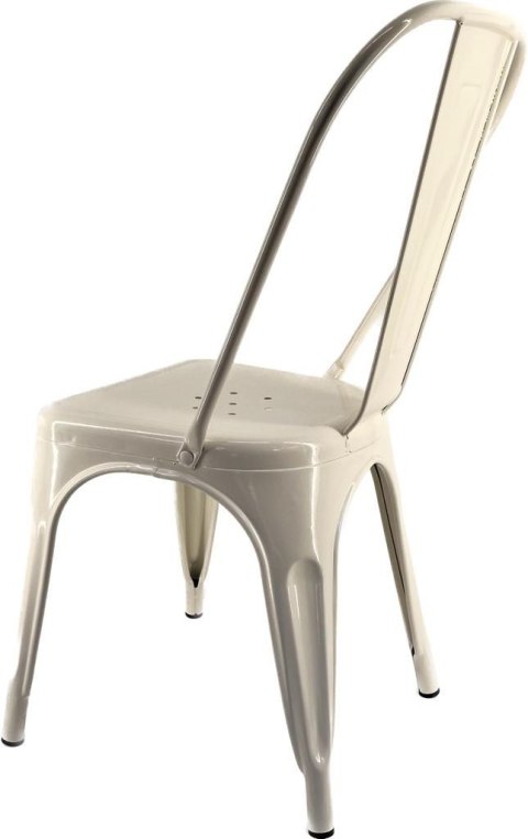 Krzesło metalowe loft CORSICA CREAM