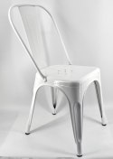 Krzesło metalowe loft CORSICA WHITE OUTLET