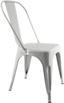 Krzesło metalowe loft CORSICA WHITE