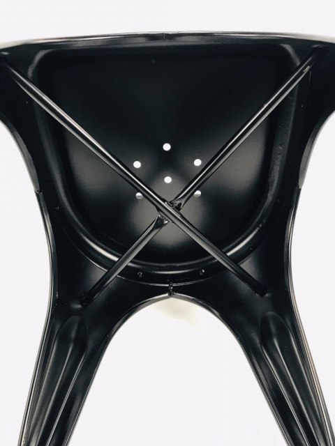 Krzesło metalowe loft CORSICA WHITE