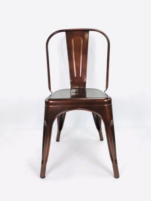 Krzesło metalowe loft metalowe loft CORSICA COPPER II GATUNEK