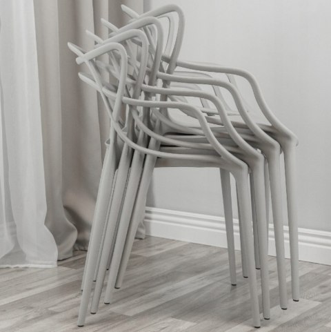 Krzesło nowoczesne SIMON ART GREY