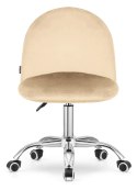 Krzesło obrotowe GLORIA OFFICE CREAM VELVET