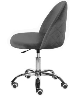 Krzesło obrotowe GLORIA OFFICE DARK GREY VELVET