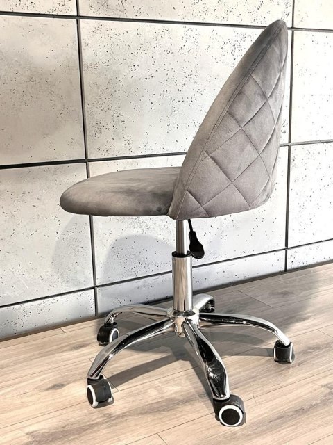 Krzesło obrotowe GLORIA OFFICE DARK GREY VELVET