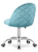 Krzesło obrotowe GLORIA OFFICE LIGHT BLUE VELVET