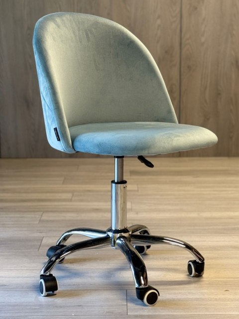 Krzesło obrotowe GLORIA OFFICE LIGHT BLUE VELVET