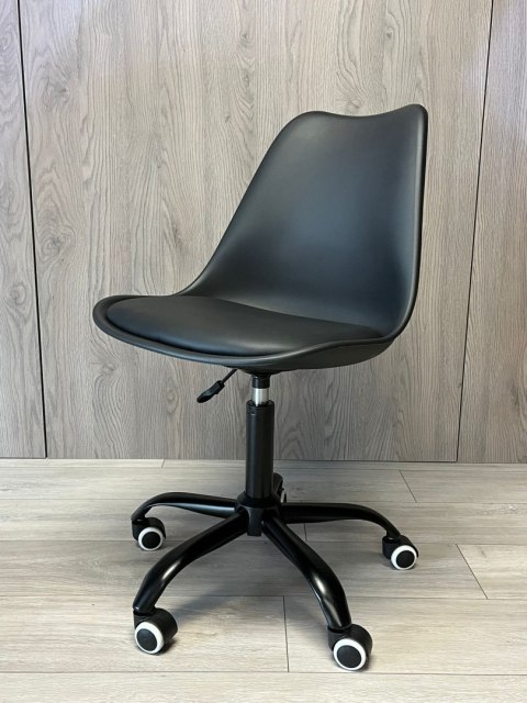 Krzesło obrotowe MONZA OFFICE BLACK PU SMOKE