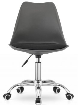 Krzesło obrotowe MONZA OFFICE GREY + BLACK FABRIC II