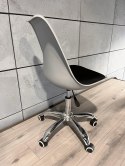 Krzesło obrotowe MONZA OFFICE GREY + BLACK FABRIC II