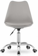 Krzesło obrotowe MONZA OFFICE LIGHT GREY PU
