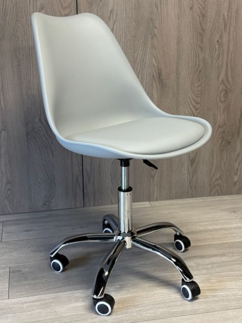 Krzesło obrotowe MONZA OFFICE LIGHT GREY PU