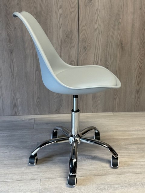 Krzesło obrotowe MONZA OFFICE LIGHT GREY PU