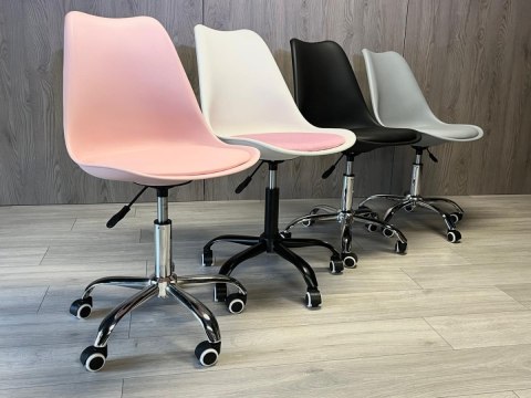 Krzesło obrotowe MONZA OFFICE LIGHT GREY PU