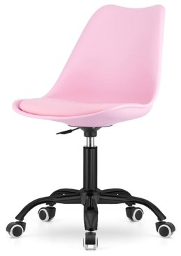 Krzesło obrotowe MONZA OFFICE PINK PU SMOKE