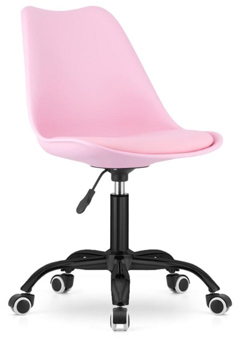 Krzesło obrotowe MONZA OFFICE PINK PU SMOKE