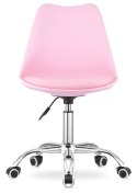 Krzesło obrotowe MONZA OFFICE PINK PU