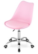 Krzesło obrotowe MONZA OFFICE PINK PU