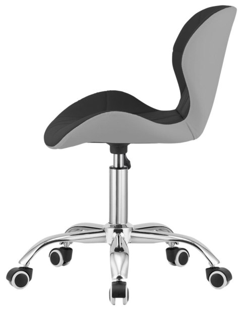 Krzesło obrotowe VASTO OFFICE PU BLACK + GREY II GATUNEK