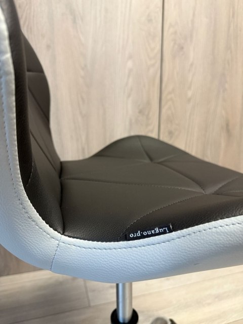 Krzesło obrotowe VASTO OFFICE PU BLACK + GREY II GATUNEK