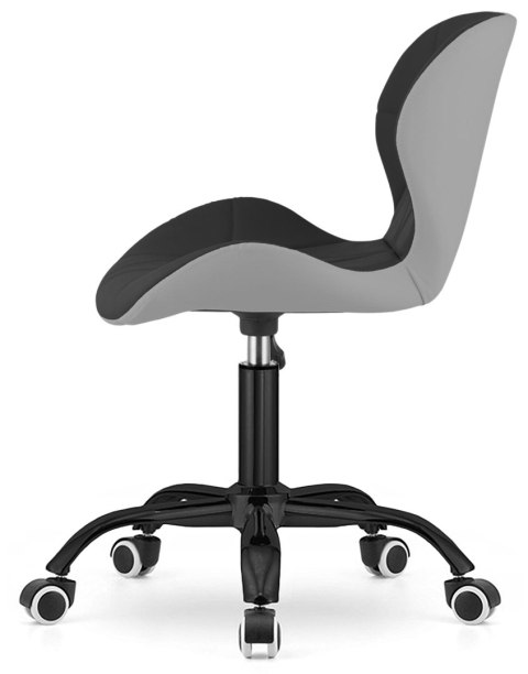 Krzesło obrotowe VASTO OFFICE PU BLACK + GREY SMOKE