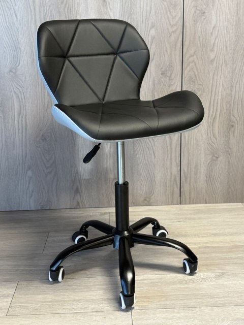 Krzesło obrotowe VASTO OFFICE PU BLACK + GREY SMOKE