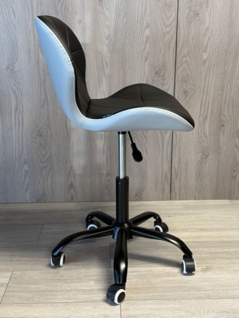 Krzesło obrotowe VASTO OFFICE PU BLACK + GREY SMOKE