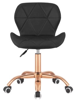 Krzesło obrotowe VASTO OFFICE PU BLACK ROSE GOLD
