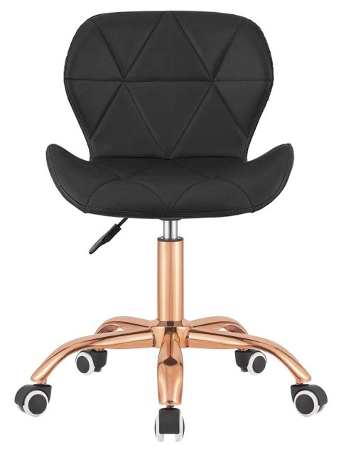 Krzesło obrotowe VASTO OFFICE PU BLACK ROSE GOLD